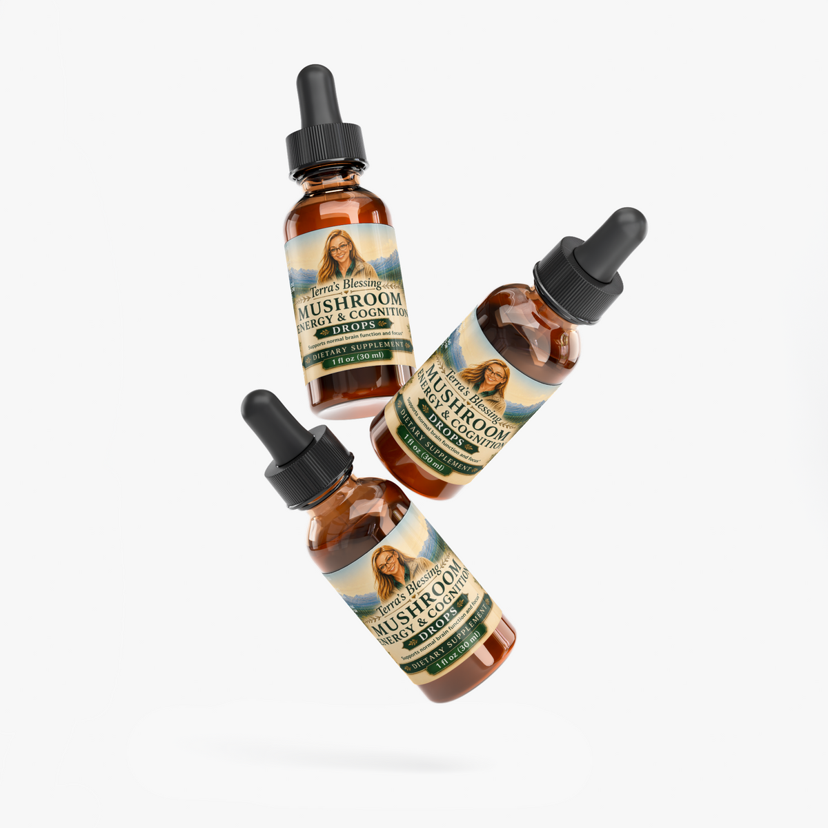 Mushroom Energy & Cognition Drops