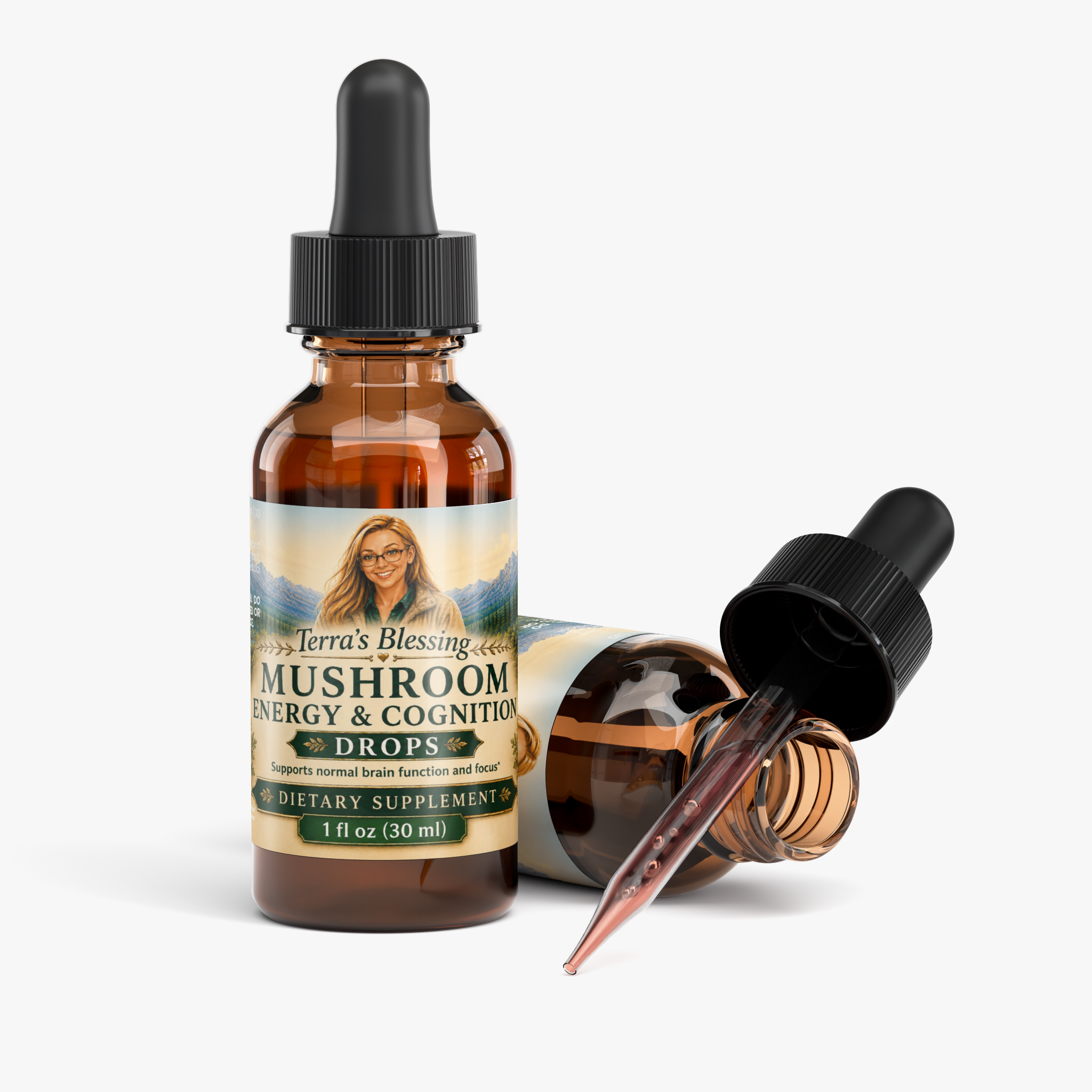 Mushroom Energy & Cognition Drops