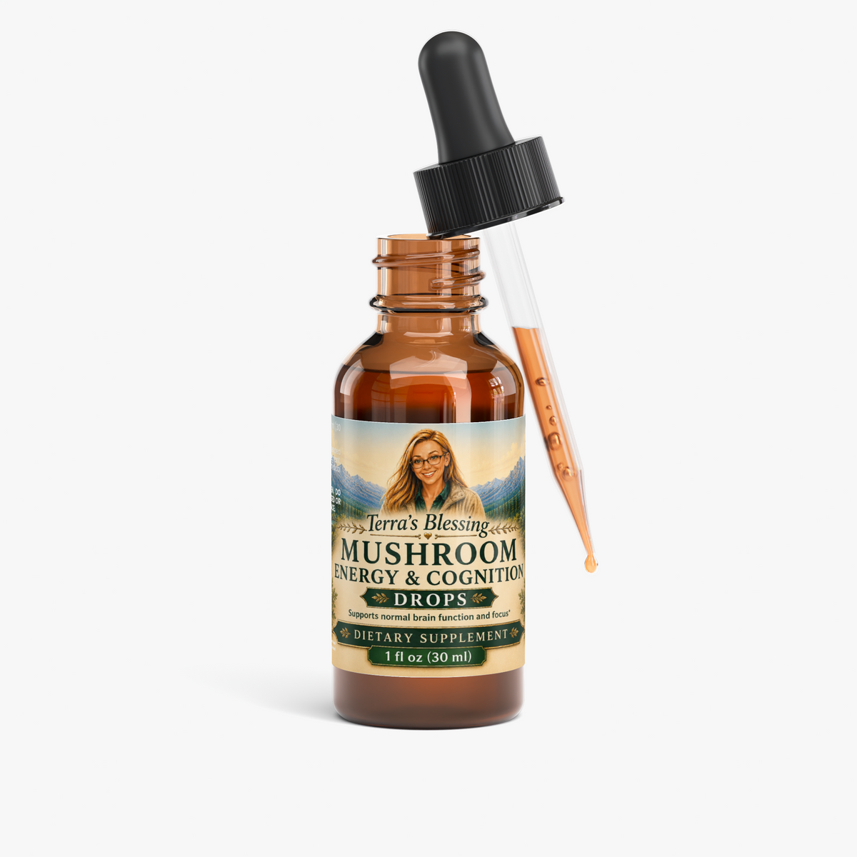 Mushroom Energy & Cognition Drops